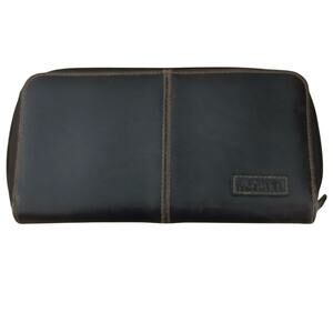 Rossetti brown wallet billfold clutch vinyl